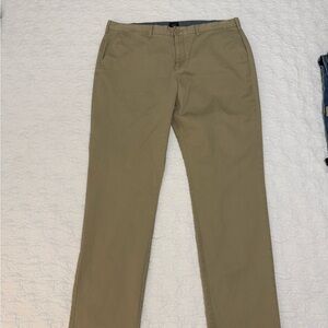 J. Crew Tan Chinos 770 Straight Fit Stretch 38/32